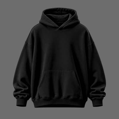Black Hoodie for Men